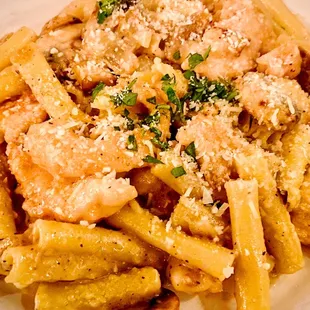 Chicken tetrazzini.