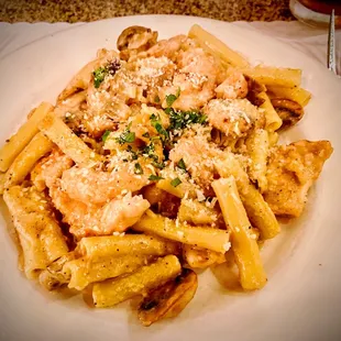 Chicken tetrazzini.