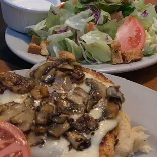 Chicken Mushroom w/Jack Cheese