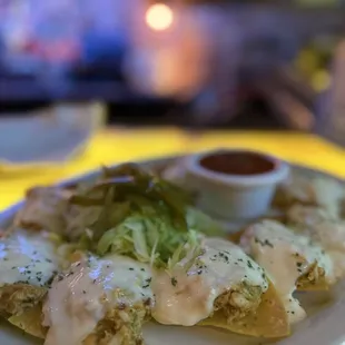 Sour Cream Chicken Nachos