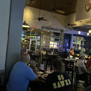 Empty restaurant yet they say they are slammed.