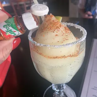 Frozen Margarita with a kick