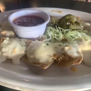 Sour cream chicken nachos !