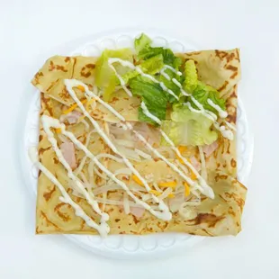 Ham &amp; Cheese Crepe