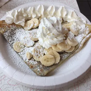 Chocolate / Banana Crepe