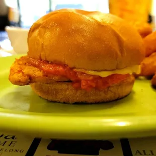 a sandwich and french fries