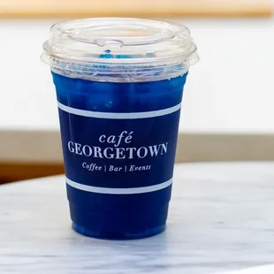Iced Blue Tea. Not much flavor but refreshing nonetheless.