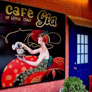 a woman with a tray of tea