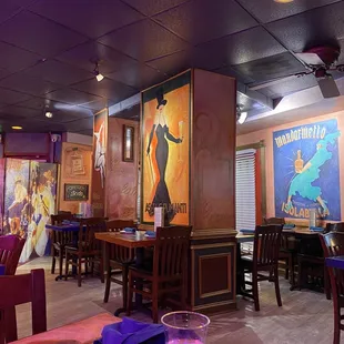 the interior of a restaurant