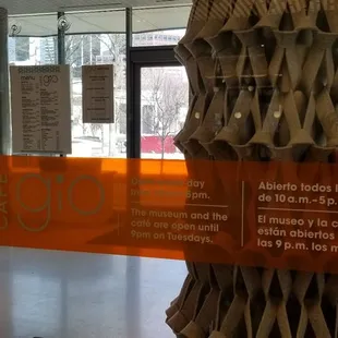 Entrance inside Sie Pavilion (free entry)