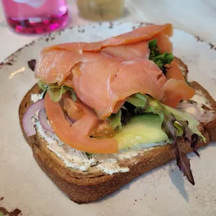 Smoked Salmon Toast