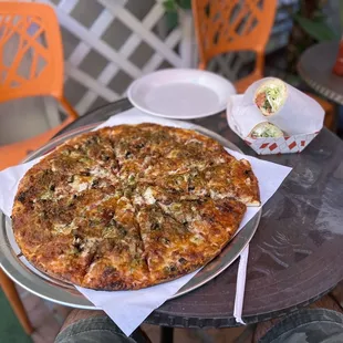 Persian Beef Hot Dog Sandwich &amp; Mix Pizza