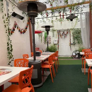 The patio