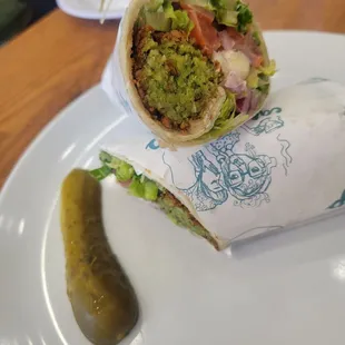 Falafel wrap