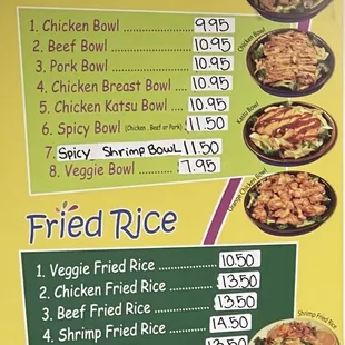 Cafe Gossip Menu as of May 1, 2024