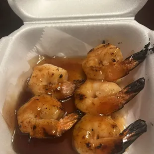 Teriyaki shrimp