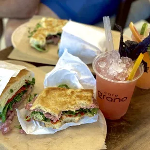 Paninis &amp; Refreshers