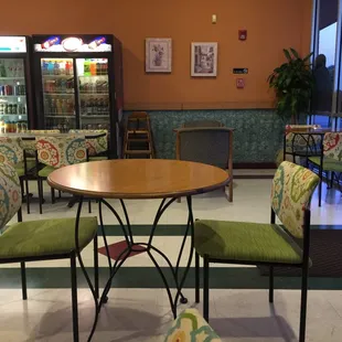 Cute and clean dining.