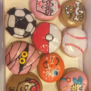 dough desserts, donuts, food