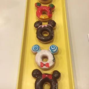 food, donuts, dough desserts