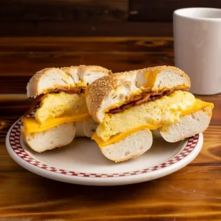 Grilled Cheese Breakfast Bagel