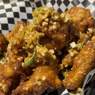 Garlic chicken wings