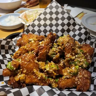 Garlic fried chicken. I think this was my favorite menu of the day.