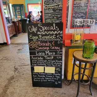 Daily specials