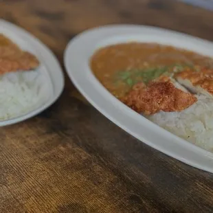 Pork &amp; chicken Katsu curry