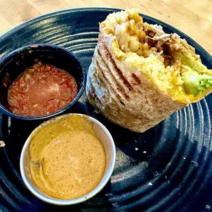 Bacon egg burrito.  If you like the ingredients, you'll like this.