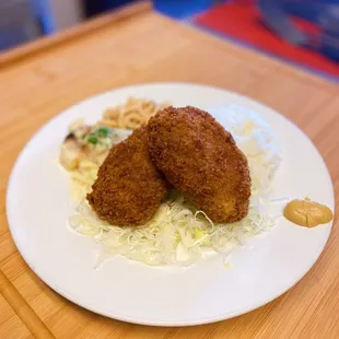 Lunch: Breaded Hamburg "Menchi"