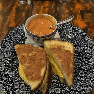 Grilled Cheese &amp; tomato soup