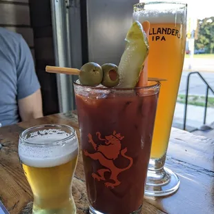 Bloody Mary and brews
