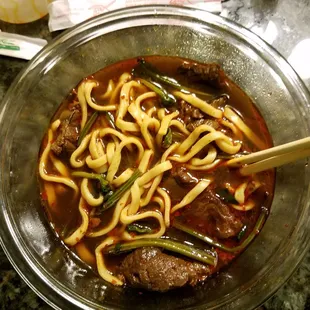 Taiwanese beef noodle soup