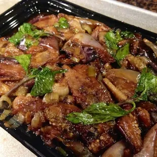 Basil eggplant! The best~~