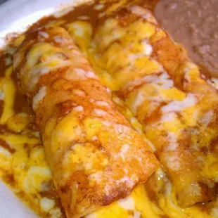 Cheese enchiladas