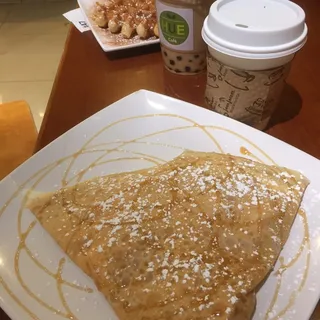 Peanut Butter and Banana Crepe