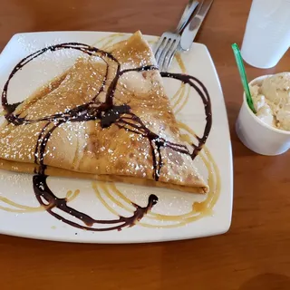 Brown sugar butter crepe