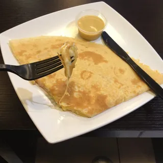 Ham, Egg and Cheese Crepe