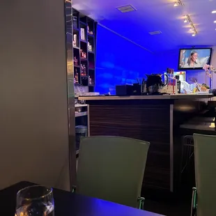 bar area