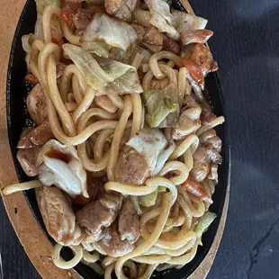 Chicken and vegetable Chicken &amp; Veg Udon   Japanese Noodle