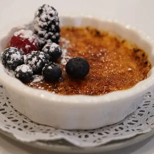 Berry Crème brûlée by Ellie, cafe ile, Tysons