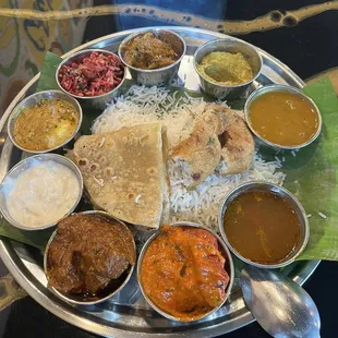 Lunch special... Thali