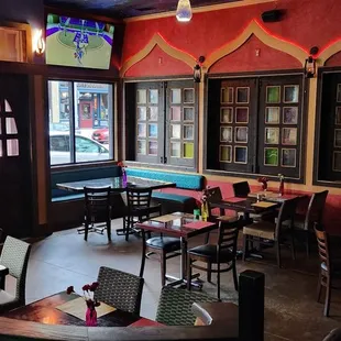 the interior of the restaurant