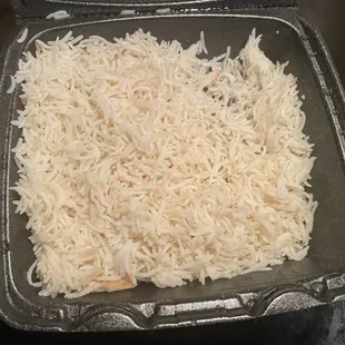 EXTRA WHITE RICE that&apos;s comes with CTM