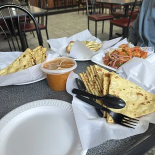 Chichen Fish Tikka Masala Nan