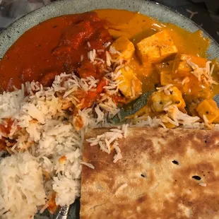 Paneer and tikka masala