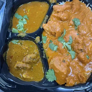 Lunch special chicken curry