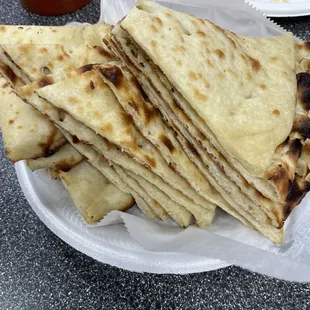 Nan that comes with the food.