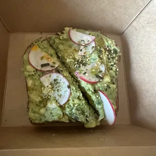 My $15 avocado toast.